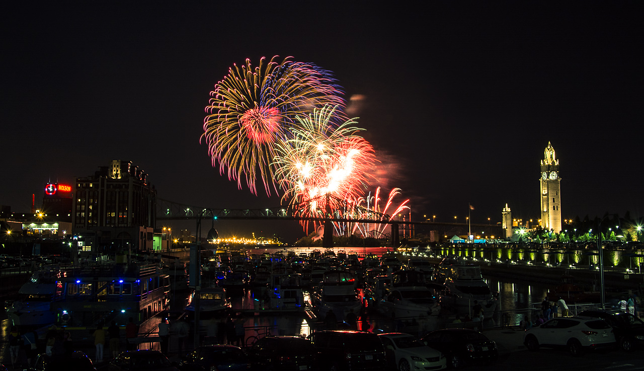 Photo: Fireworks over the Old Port